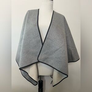 Beryll cashmere and wool reversible wrap